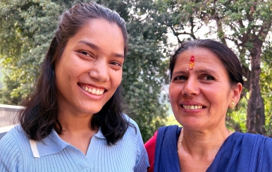 Shruti and her SOS Mother