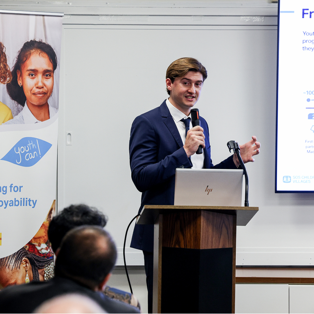 Martin Schmid, Senior Manager, Employability and Entrepreneurship, SOS Children’s Villages International.