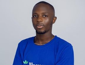 Moses Aiyenuro, the Blueroom app developer and youth advocate