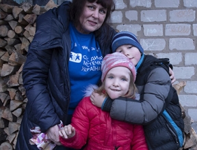 Enfants ukrainiens en danger