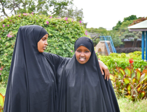 Sisters, Sabrina and Fawzia.