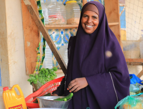 Fatuma's hydroponics turns fresh produce into income and hope for displaced families