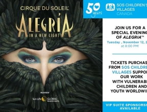 Carte d'événement pour l'événement spécial SOS/Cirque du Soleil du 12 novembre 2019