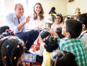 Le duc et la duchesse de Cambridge visitent un village d'enfants SOS © Adam Vallance / Kensington Palace