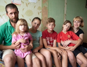 Family in Ukraine