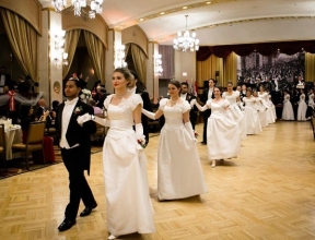 Participants of the Viennese Ball.