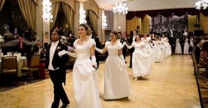Participants of the Viennese Ball.