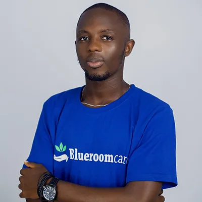 Moses Aiyenuro, the Blueroom app developer and youth advocate