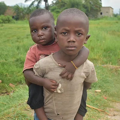Burundi child out of school
