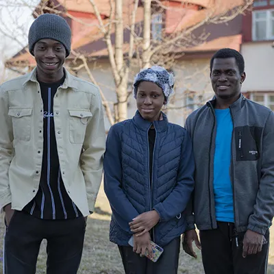 Nigeria students in Ukraine