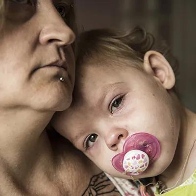 Ukraine mothers and children suffer