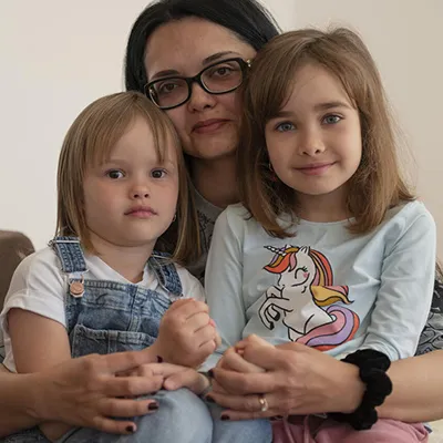 Ukraine Displaced Children