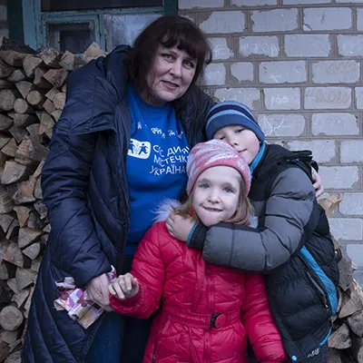 Ukraine children at risk