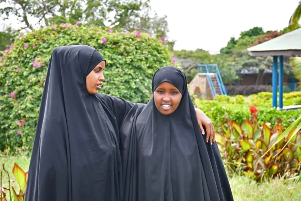 Sisters, Sabrina and Fawzia.