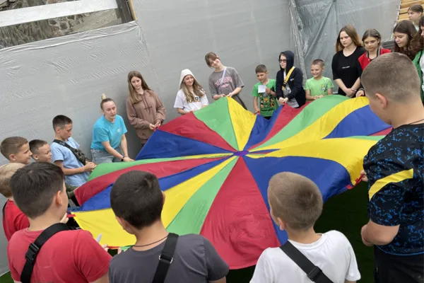 Foster families and children from Kharkiv relocated to Western Ukraine