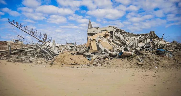 SOS_gaza_destroyed_news