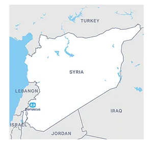 SOS Syria map