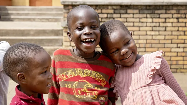 3 children smiling