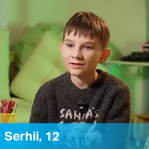 Ukrainian child - Serhii