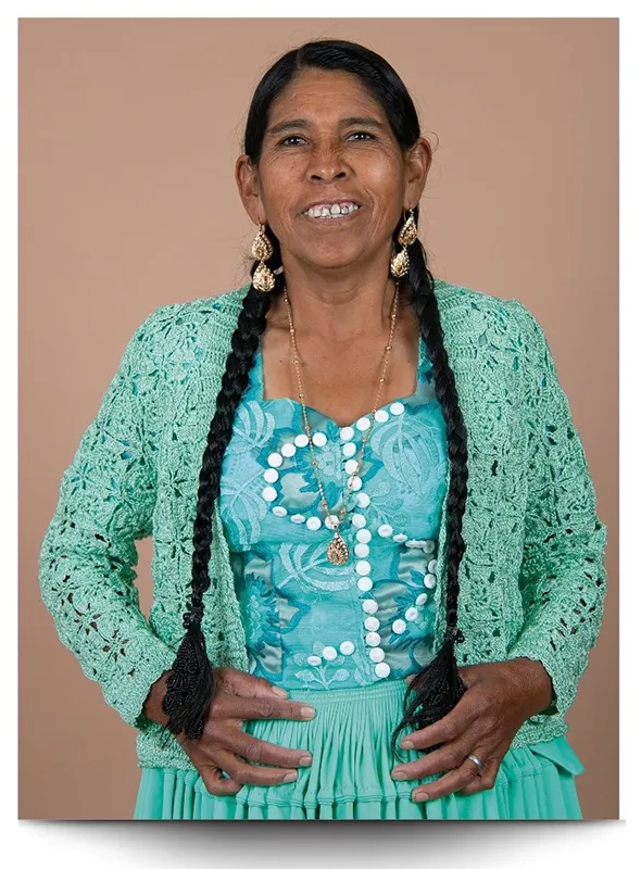 A photo of Bolivian woman