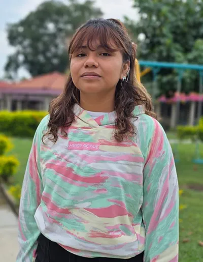 María del Carmen, a participant in the YouthRISE project in Mexico.