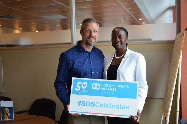 Thomas Bauer and Olive Lumonya