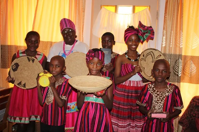 An SOS family from Ondangwa, Namibia.