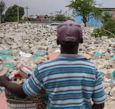 Haiti Earthquake - Symbolic image from previous devastation