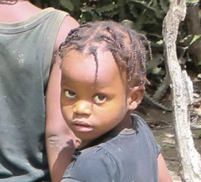 Child in need in Haiti