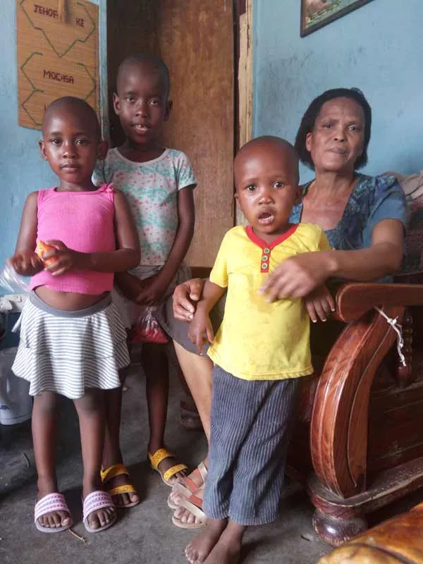 FSP recipient Catherine and her family