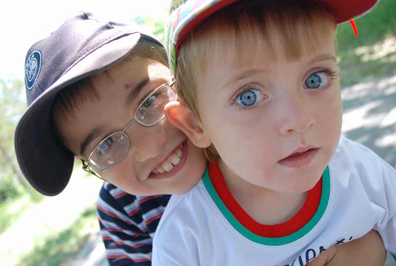 Two sponsored boys in Armenia